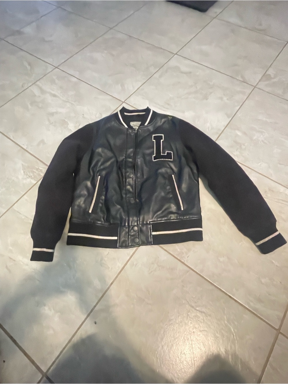 Levi's Black Jacket with Cream Label Patch